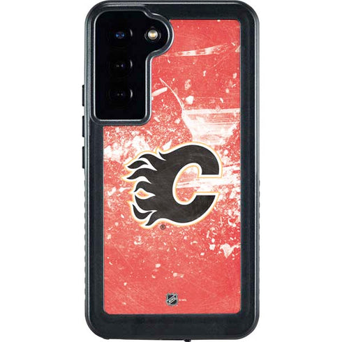 NHL Calgary Flames Frozen Galaxy S23 Plus Waterproof Case