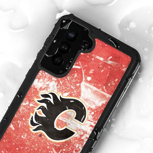NHL Calgary Flames Frozen Galaxy S23 Plus Waterproof Case