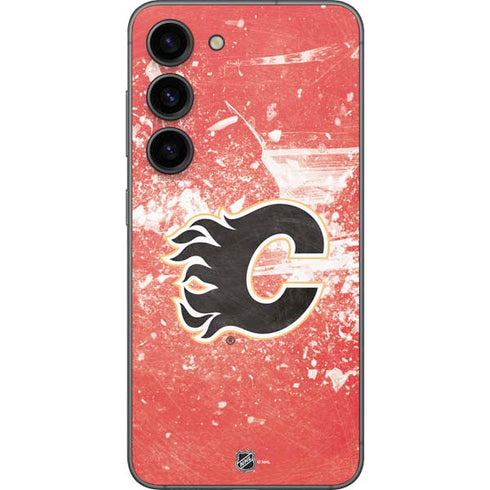 NHL Calgary Flames Frozen Galaxy S23 Skin