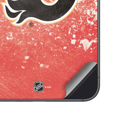 NHL Calgary Flames Frozen Galaxy S23 Skin