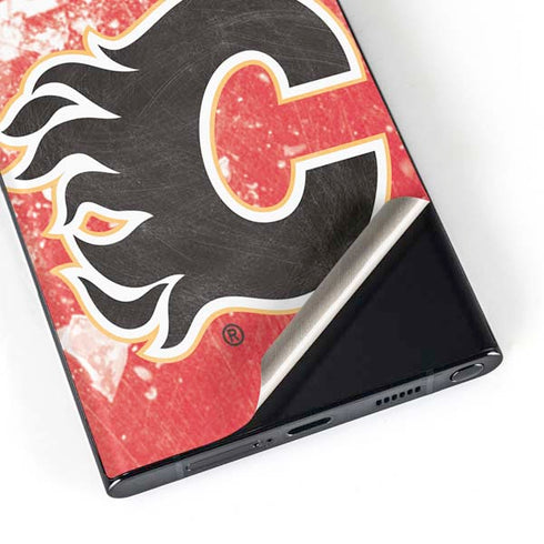 NHL Calgary Flames Frozen Galaxy S23 Ultra Skin