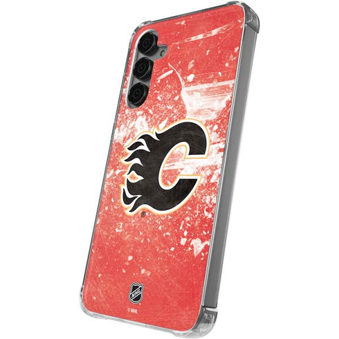 NHL Calgary Flames Frozen Galaxy S24 Plus Clear Case