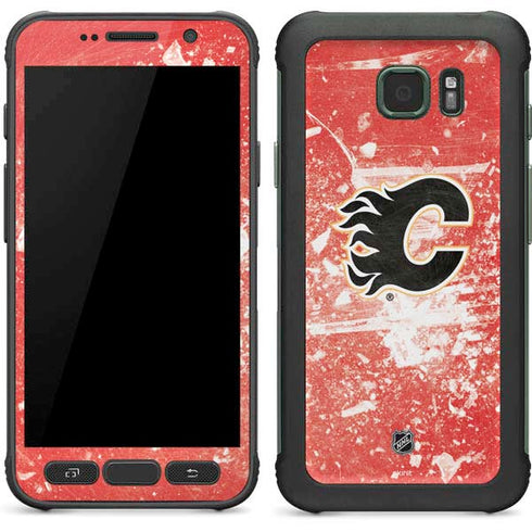 NHL Calgary Flames Frozen Galaxy S7 Active Skin