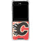NHL Calgary Flames Frozen Galaxy Z Flip5 5G Clear Case