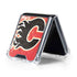 NHL Calgary Flames Frozen Galaxy Z Flip5 5G Clear Case
