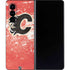 NHL Calgary Flames Frozen Galaxy Z Fold4 5G Skin