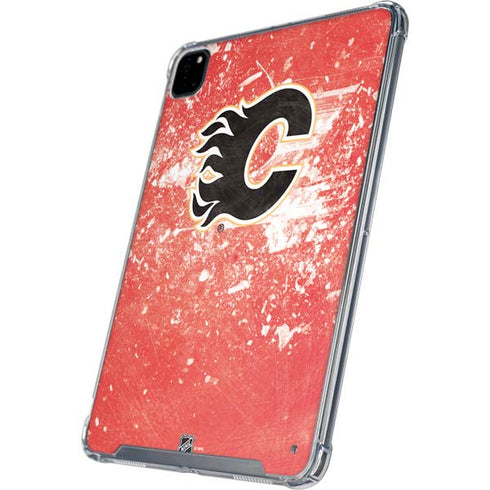 NHL Calgary Flames Frozen iPad Pro 12.9in (2020) Clear Case