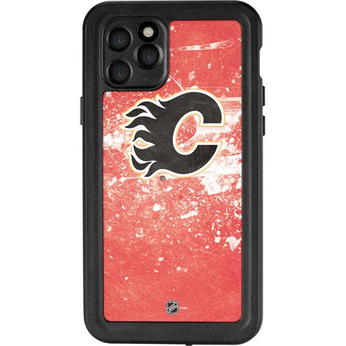 NHL Calgary Flames Frozen iPhone 11 Pro Waterproof Case