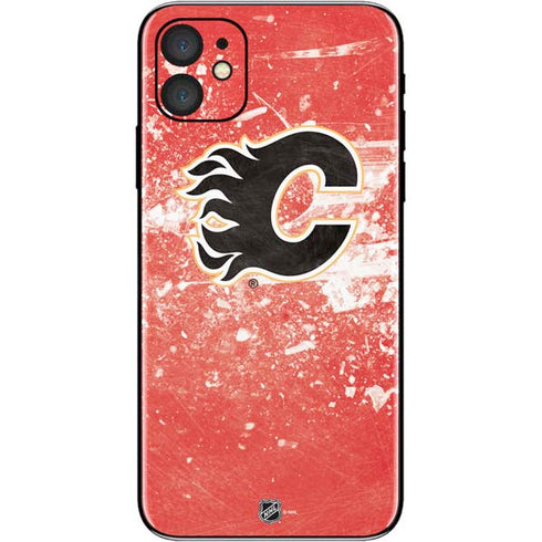 NHL Calgary Flames Frozen iPhone 11 Skin