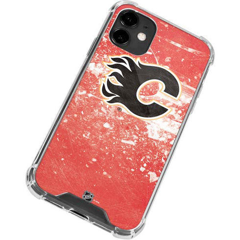 NHL Calgary Flames Frozen iPhone 12 Mini Clear Case