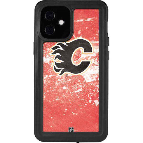 NHL Calgary Flames Frozen iPhone 12 Mini Waterproof Case