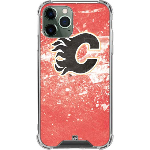 NHL Calgary Flames Frozen iPhone 12 Pro Clear Case