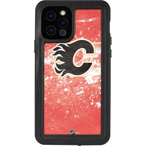 NHL Calgary Flames Frozen iPhone 12 Pro Waterproof Case