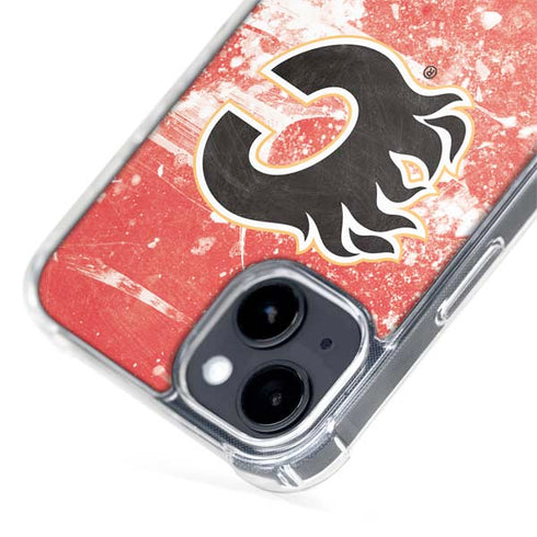 NHL Calgary Flames Frozen iPhone 15 Plus MagSafe Case