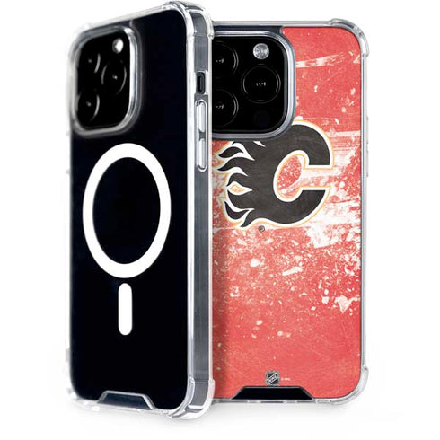 NHL Calgary Flames Frozen iPhone 14 Pro MagSafe Case