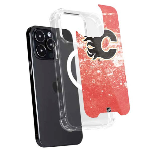 NHL Calgary Flames Frozen iPhone 15 Pro Max MagSafe Case