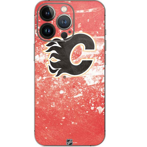 NHL Calgary Flames Frozen iPhone 14 Pro Skin