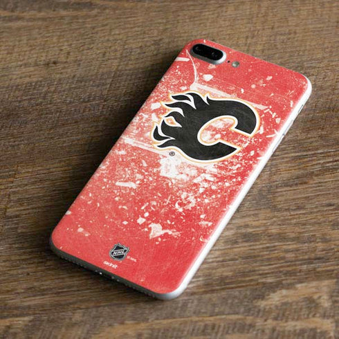 NHL Calgary Flames Frozen iPhone 8 Plus Skin