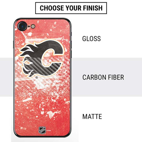 NHL Calgary Flames Frozen iPhone SE (2nd & 3rd Gen) Skin
