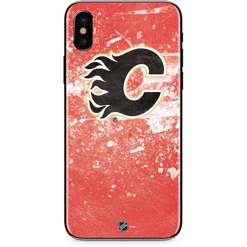 NHL Calgary Flames Frozen iPhone X Skin
