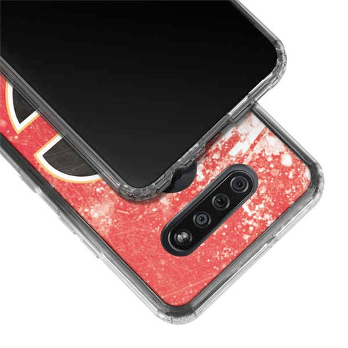 NHL Calgary Flames Frozen LG K51/Q51 Clear Case
