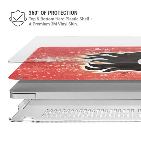 NHL Calgary Flames Frozen MacBook Air 13in M1 (2021) Case plus Skin