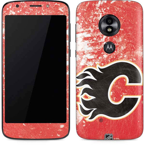 NHL Calgary Flames Frozen Moto E5 Play Skin