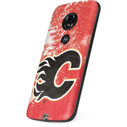 NHL Calgary Flames Frozen Moto E5 Play Skin