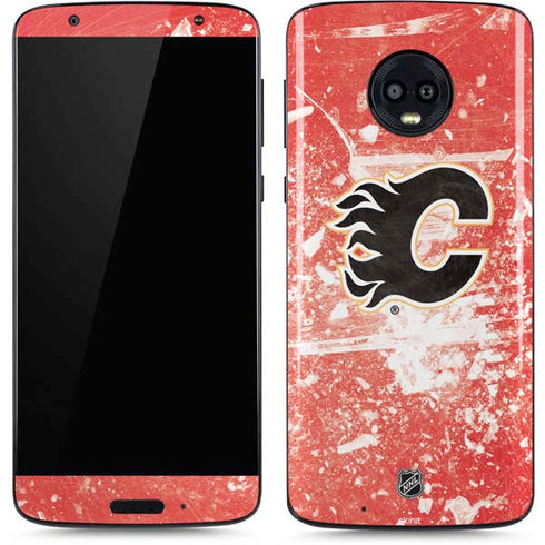 NHL Calgary Flames Frozen Moto G6 Skin