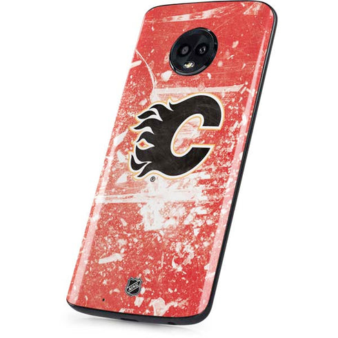 NHL Calgary Flames Frozen Moto G6 Skin