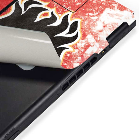 NHL Calgary Flames Frozen Nintendo Switch Bundle Skin