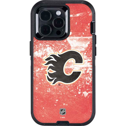 NHL Calgary Flames Frozen Otterbox Defender iPhone Skin