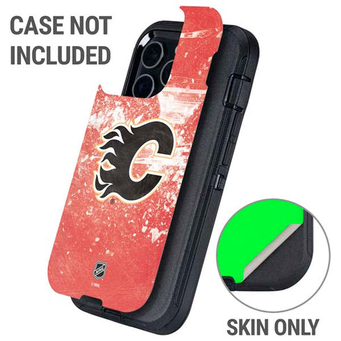 NHL Calgary Flames Frozen Otterbox Defender iPhone Skin