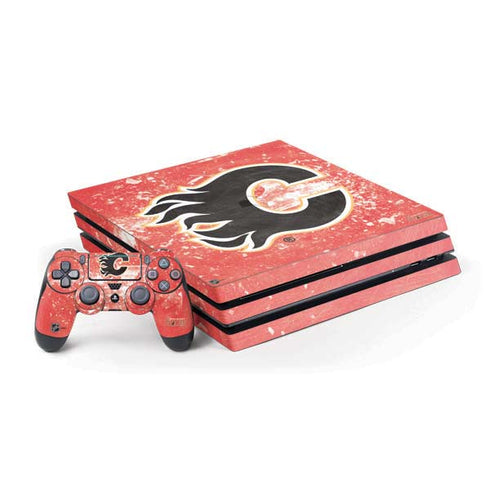 NHL Calgary Flames Frozen PS4 Pro Bundle Skin