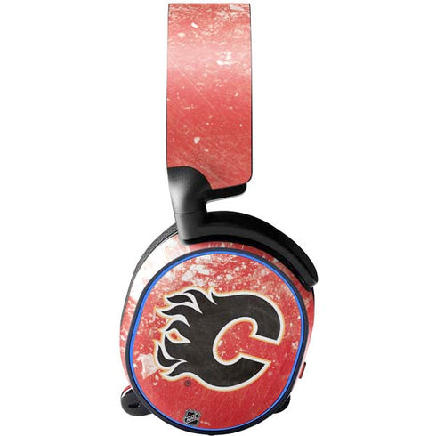 NHL Calgary Flames Frozen SteelSeries Arctis 3 Skin