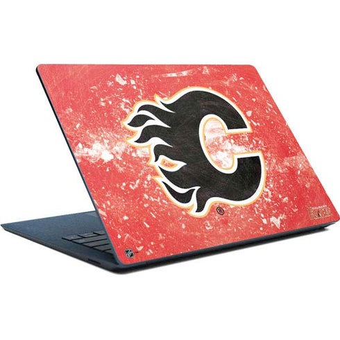 NHL Calgary Flames Frozen Surface Laptop Skin