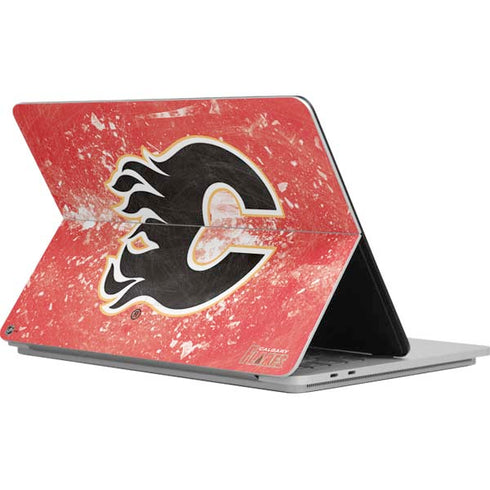 NHL Calgary Flames Frozen Surface Laptop Studio Skin