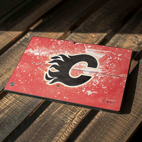 NHL Calgary Flames Frozen Surface Pro 6 Skin