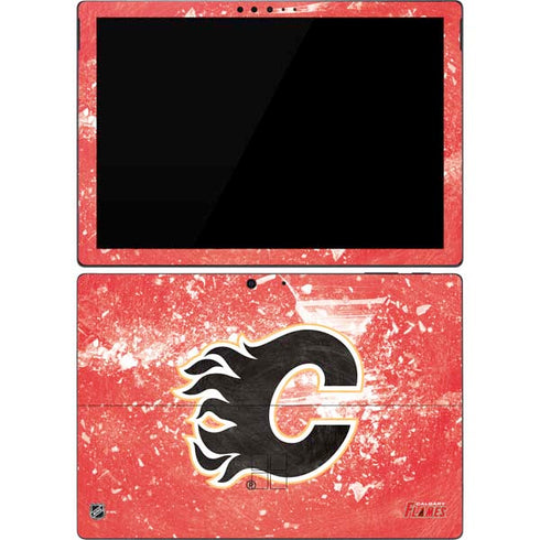 NHL Calgary Flames Frozen Surface Pro 7 Skin