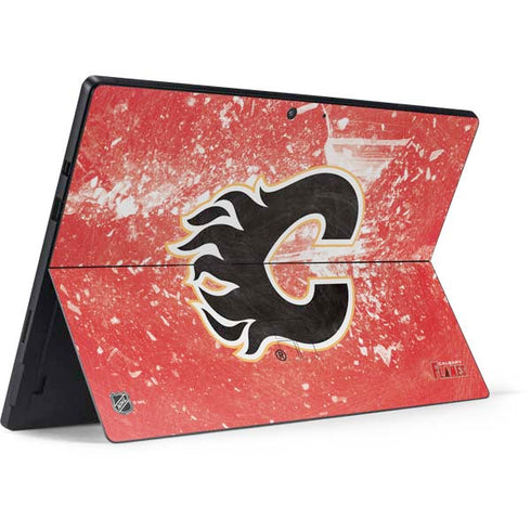 NHL Calgary Flames Frozen Surface Pro 7 Skin