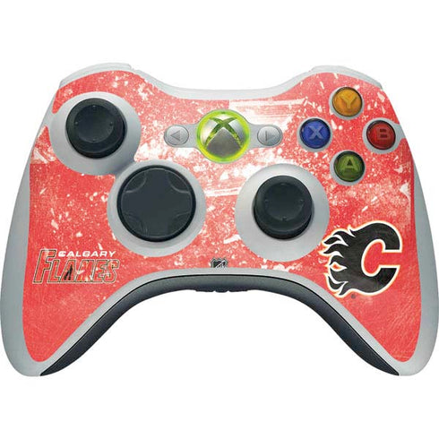 NHL Calgary Flames Frozen Xbox 360 Wireless Controller Skin