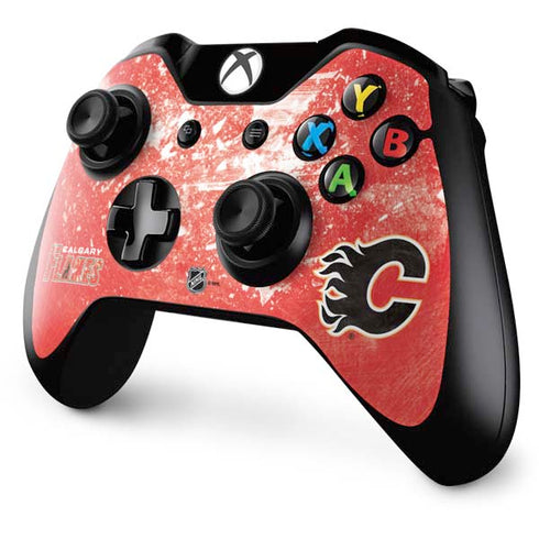 NHL Calgary Flames Frozen Xbox One Controller Skin