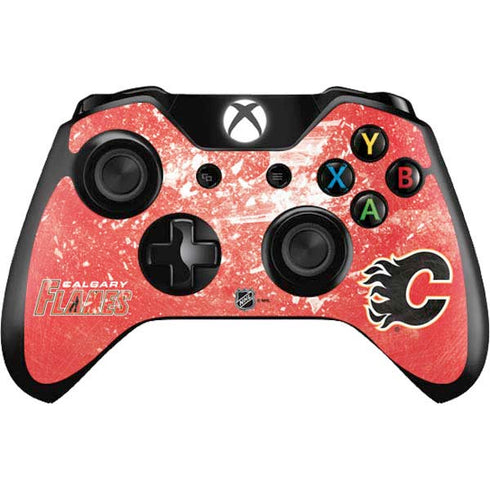 NHL Calgary Flames Frozen Xbox One Controller Skin