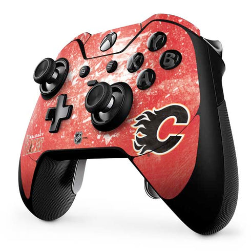 NHL Calgary Flames Frozen Xbox One Elite Controller Skin