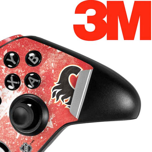 NHL Calgary Flames Frozen Xbox One Elite Controller Skin