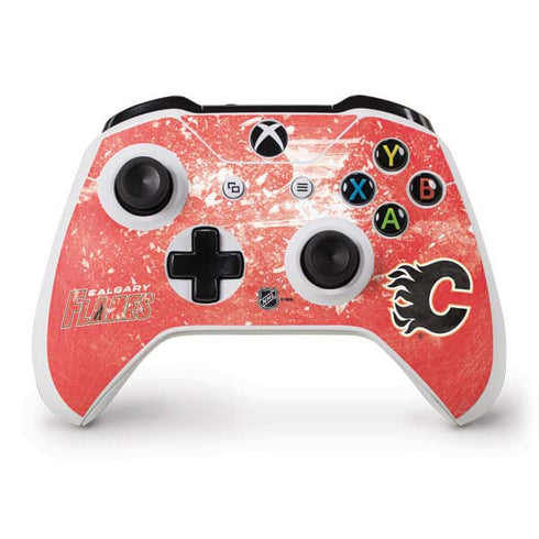 NHL Calgary Flames Frozen Xbox One S Controller Skin