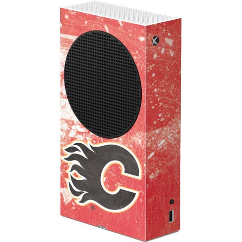 NHL Calgary Flames Frozen Xbox Series S Console Skin