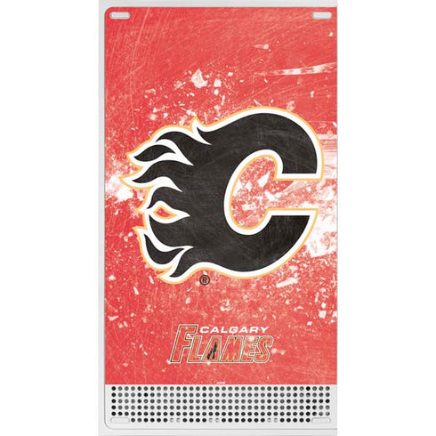 NHL Calgary Flames Frozen Xbox Series S Console Skin