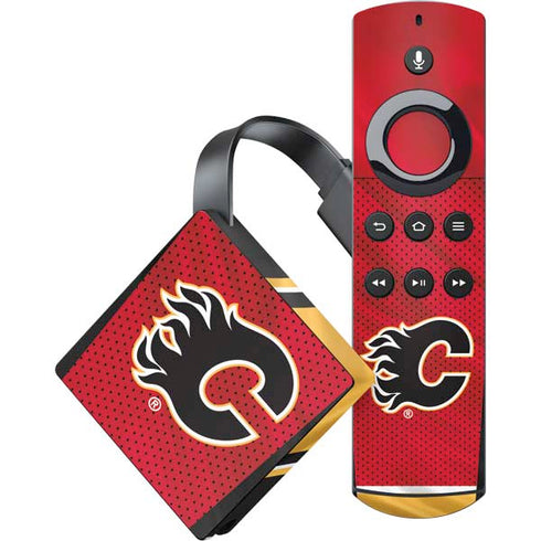 NHL Calgary Flames Home Jersey Amazon Fire TV Skin