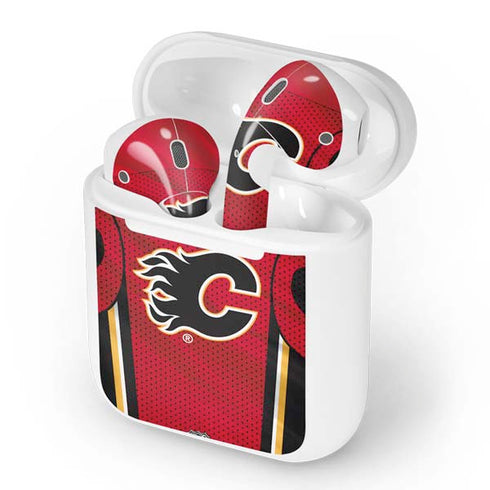 NHL Calgary Flames Home Jersey Apple AirPods Skin